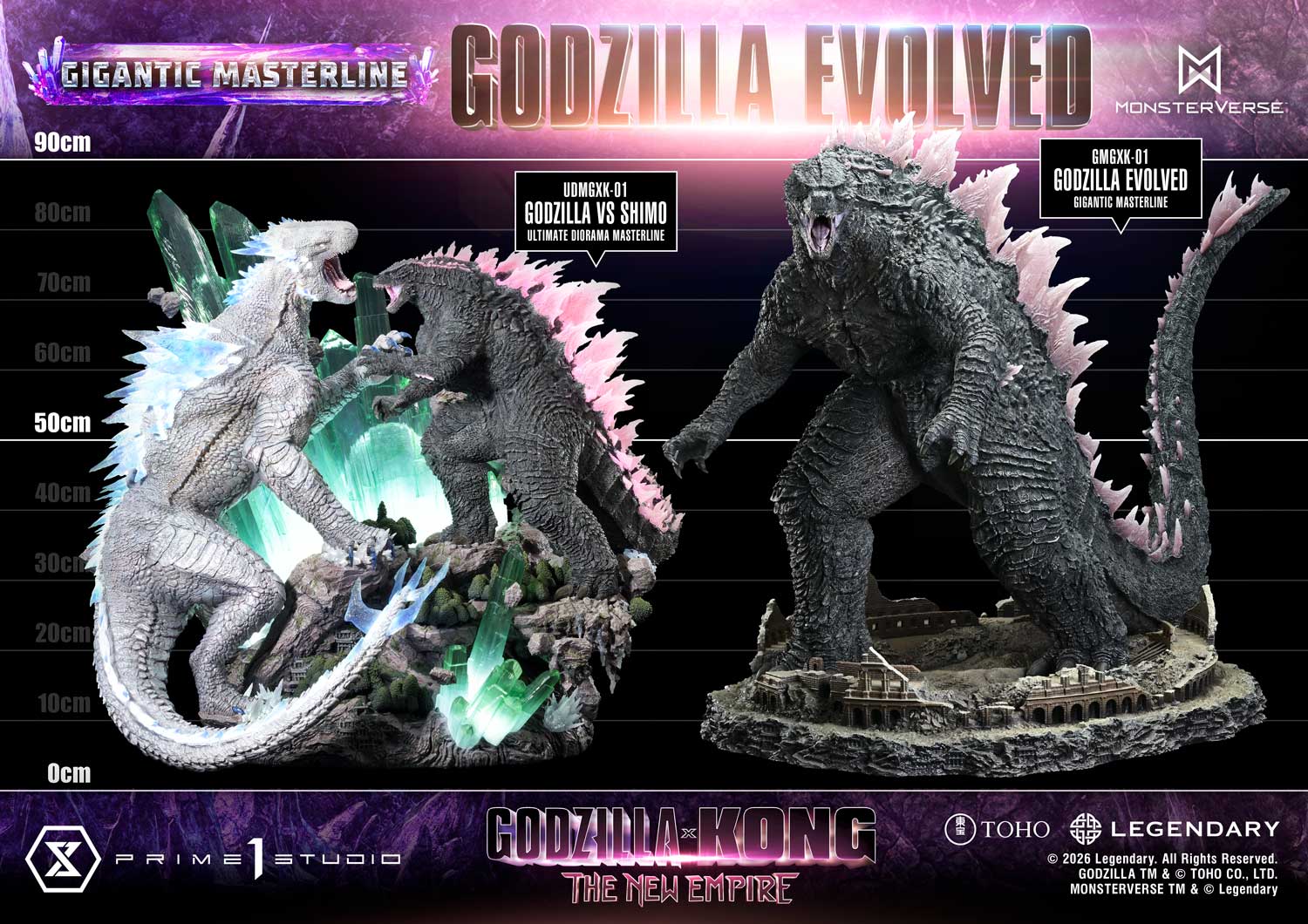 Gigantic Masterline Godzilla x Kong: The New Empire (Film) Godzilla Evolved Bonus Version