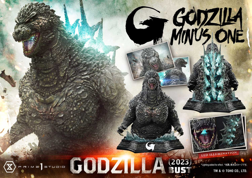 Life Size Bust GODZILLA MINUS ONE (Film) Godzilla (2023) Bonus Version
