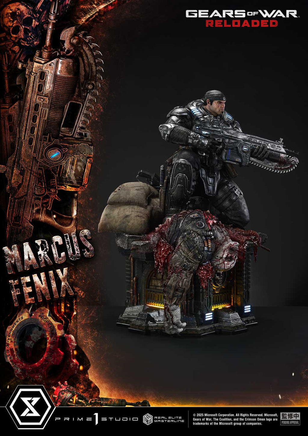 Real Elite Masterline Gears of War: Reloaded Marcus Fenix