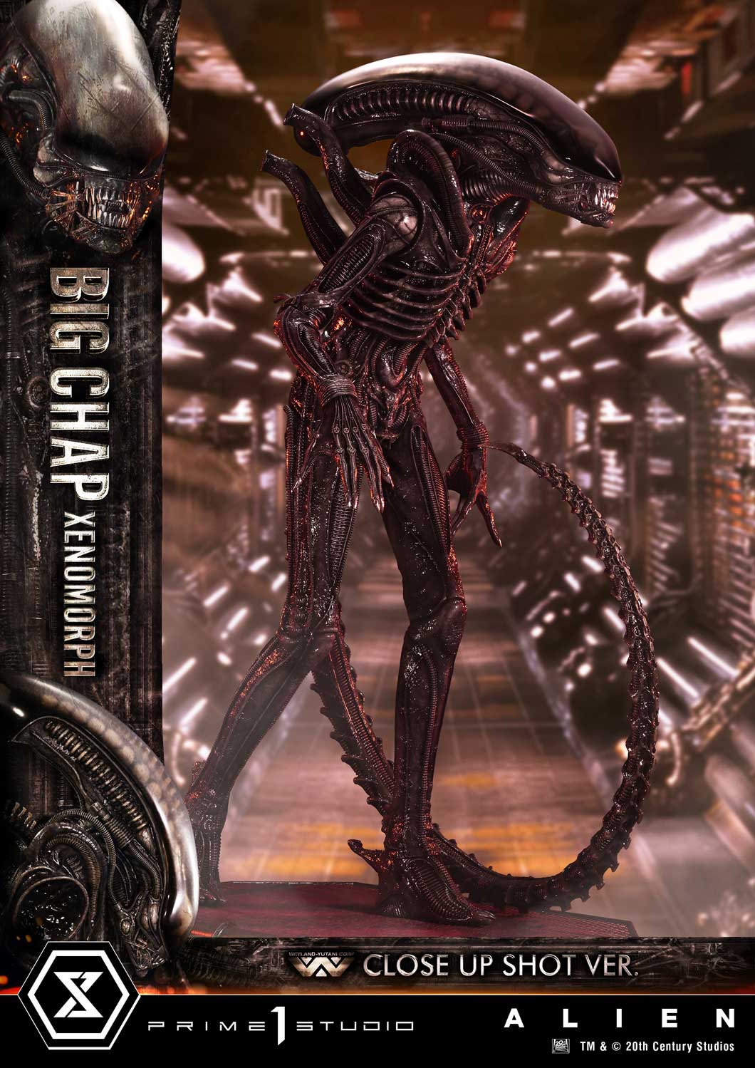 Museum Masterline XL Alien (Film) Big Chap Xenomorph Close Up Shot Ver.
