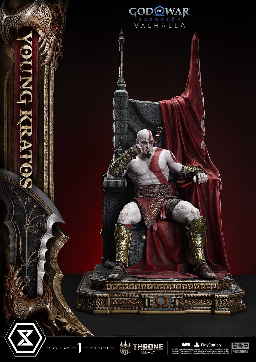 Throne Legacy God of War: Ragnarok Young Kratos