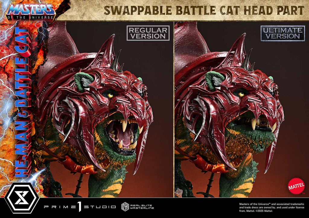 Real Elite Masterline Masters of the Universe He-Man &amp; Battle Cat Ultimate Bonus Version