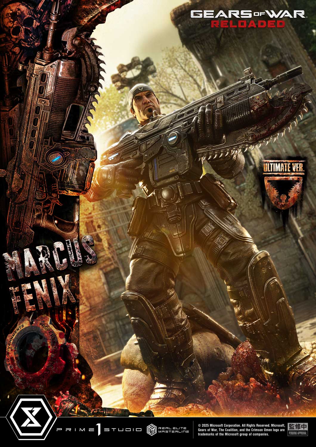Real Elite Masterline Gears of War: Reloaded Marcus Fenix Ultimate Version