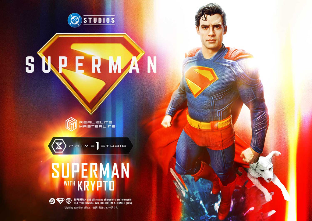 Real Elite Masterline Superman (2025 Film) Superman with Krypto