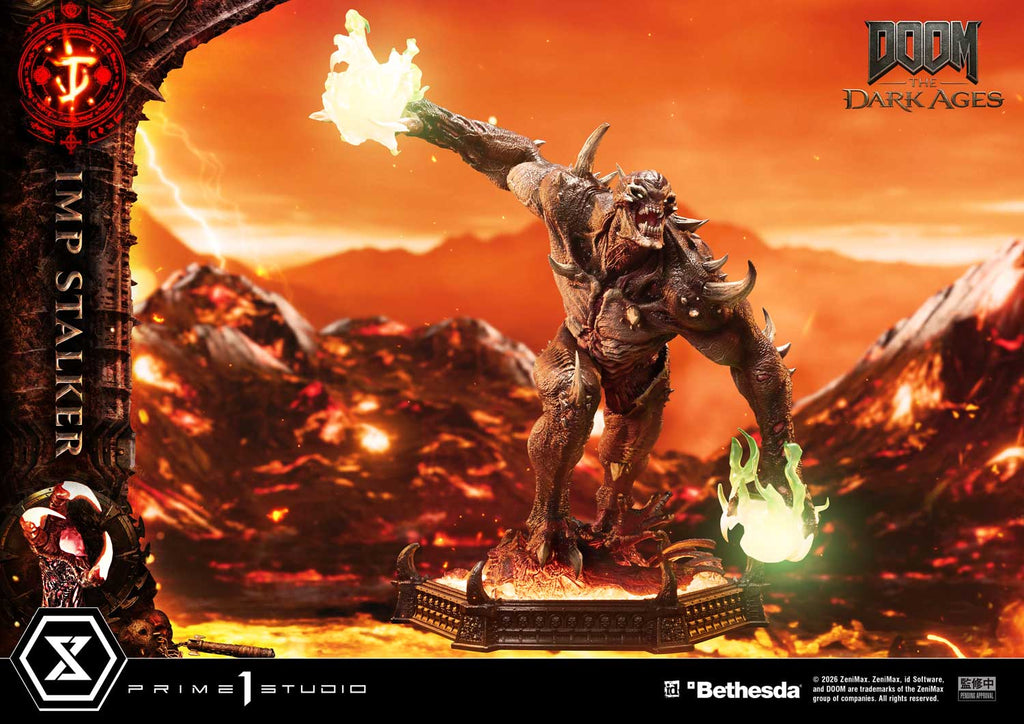Ultimate Premium Masterline DOOM: The Dark Ages Imp Stalker Bonus Version