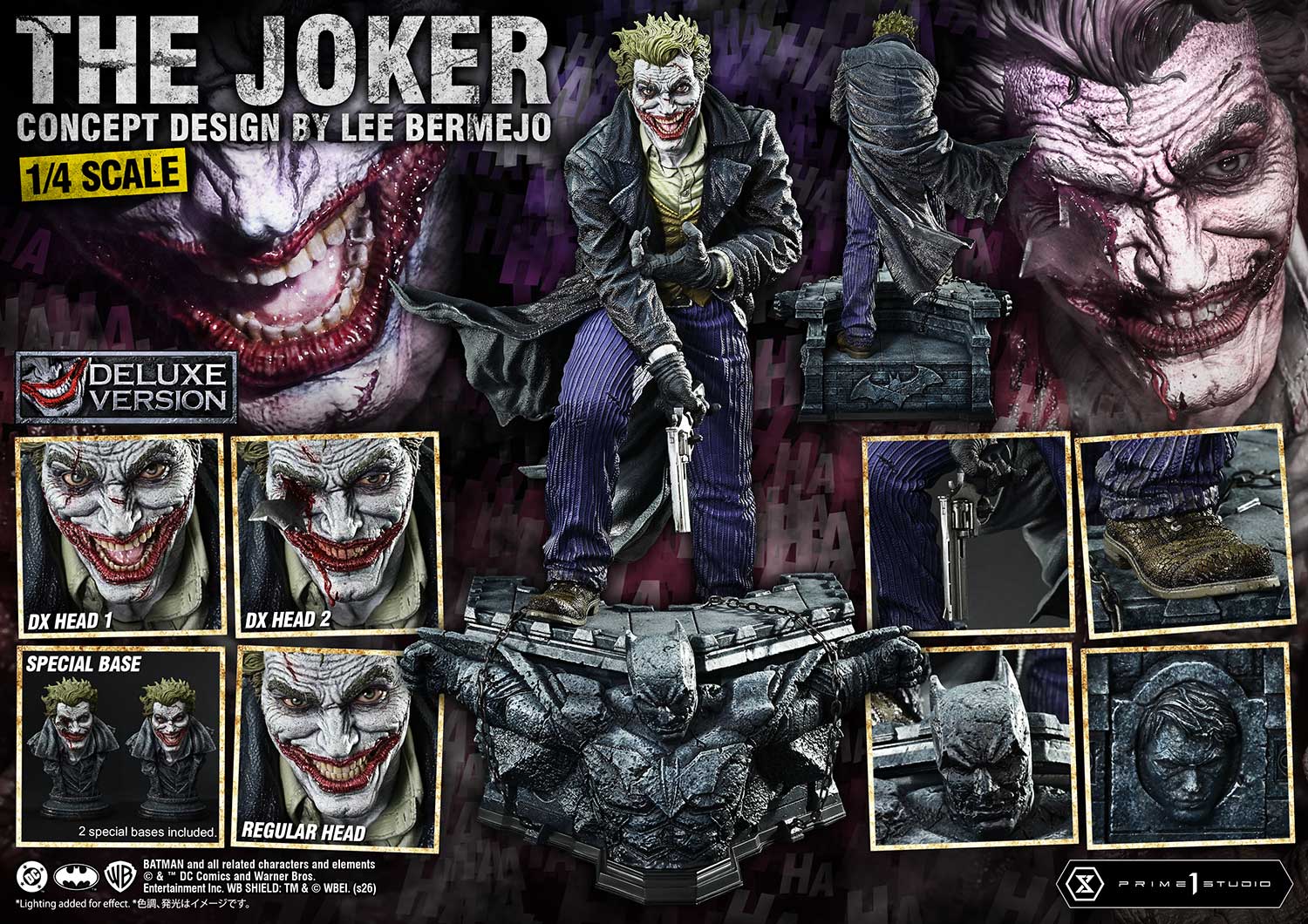 Ultimate Premium Masterline Batman (Comics) The Joker (Concept Design by Lee Bermejo) DX Bonus Version
