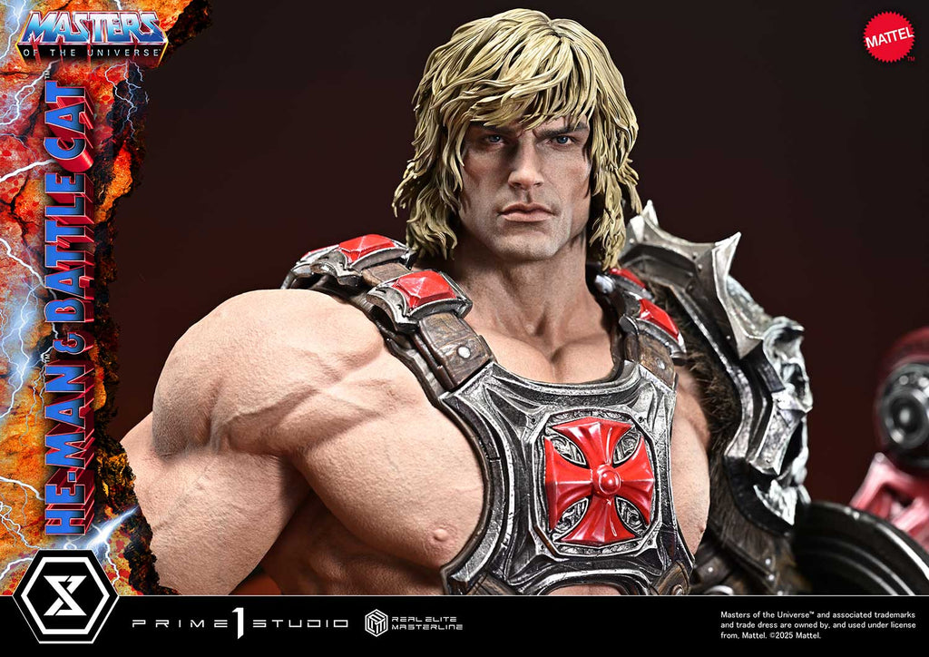 Real Elite Masterline Masters of the Universe He-Man &amp; Battle Cat