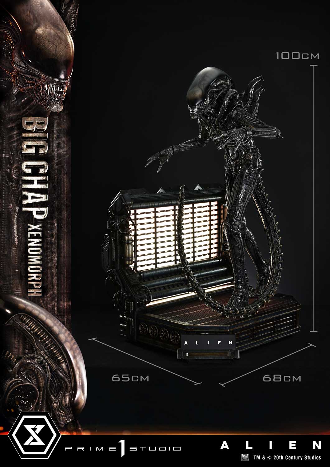 Museum Masterline XL Alien (Film) Big Chap Xenomorph Regular Ver. Bonus Version