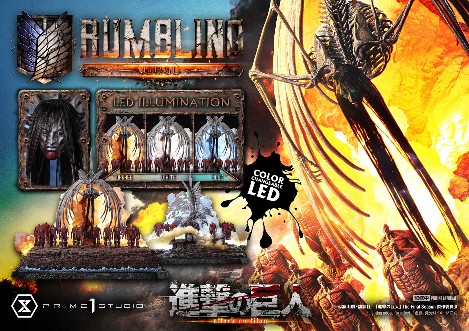 Ultimate Diorama Masterline TV animation Attack on Titan The Rumbling