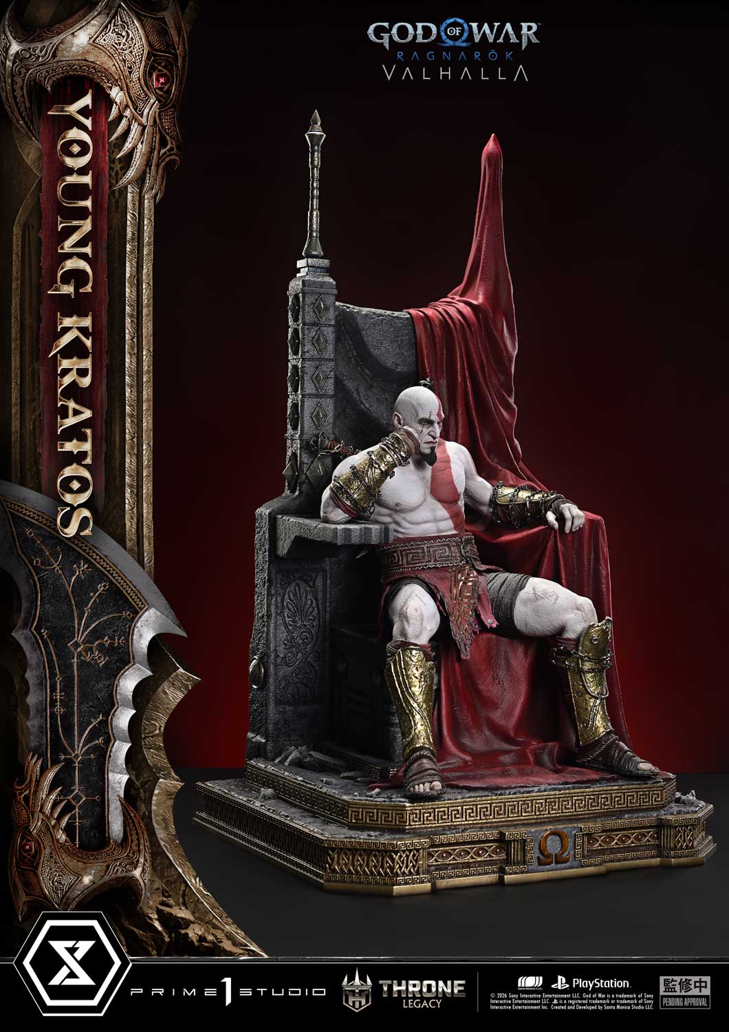 Throne Legacy God of War: Ragnarok Young Kratos