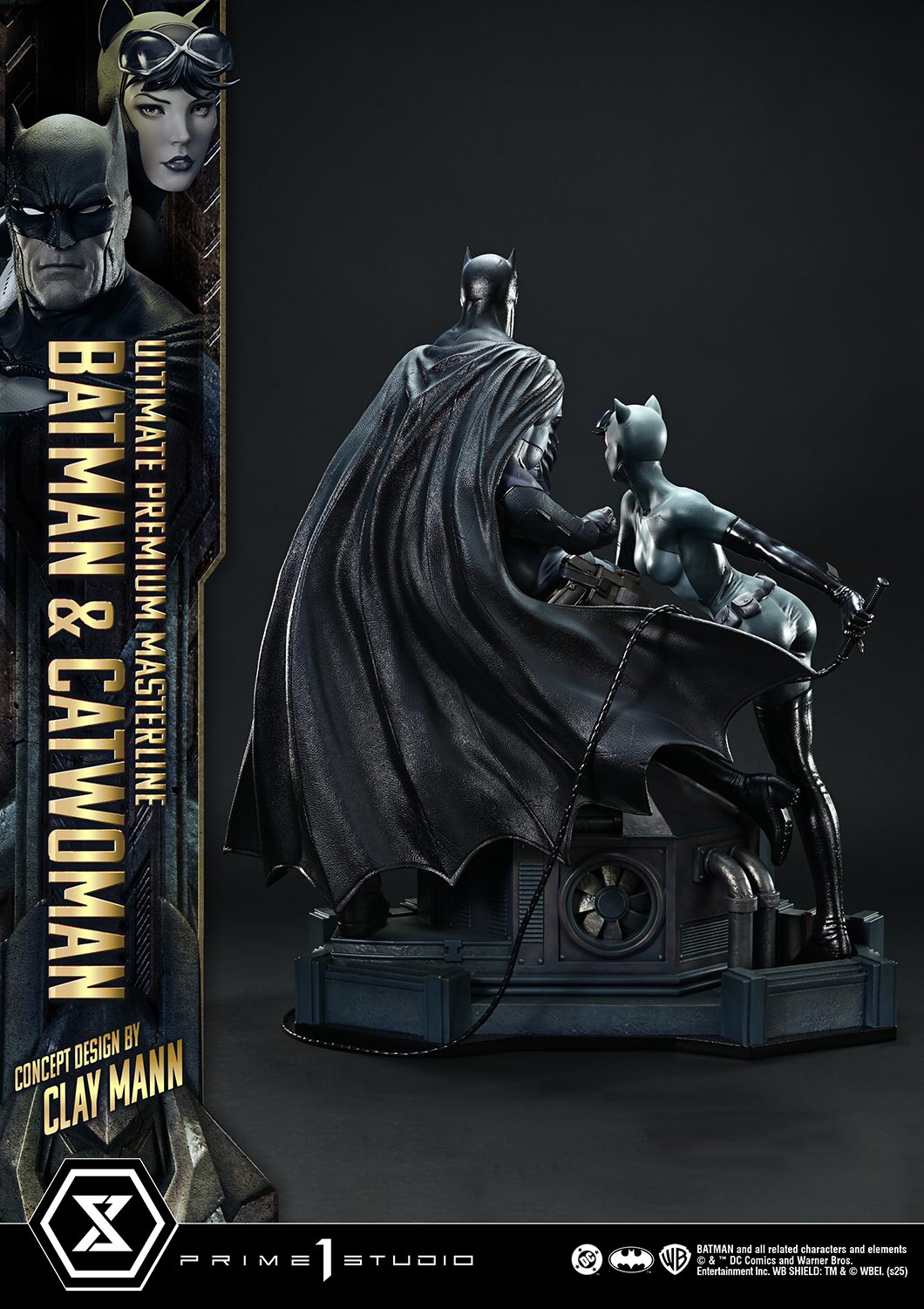 Ultimate Premium Masterline Batman (Comics) Batman &amp; Catwoman (Concept Design by CLAY MANN)