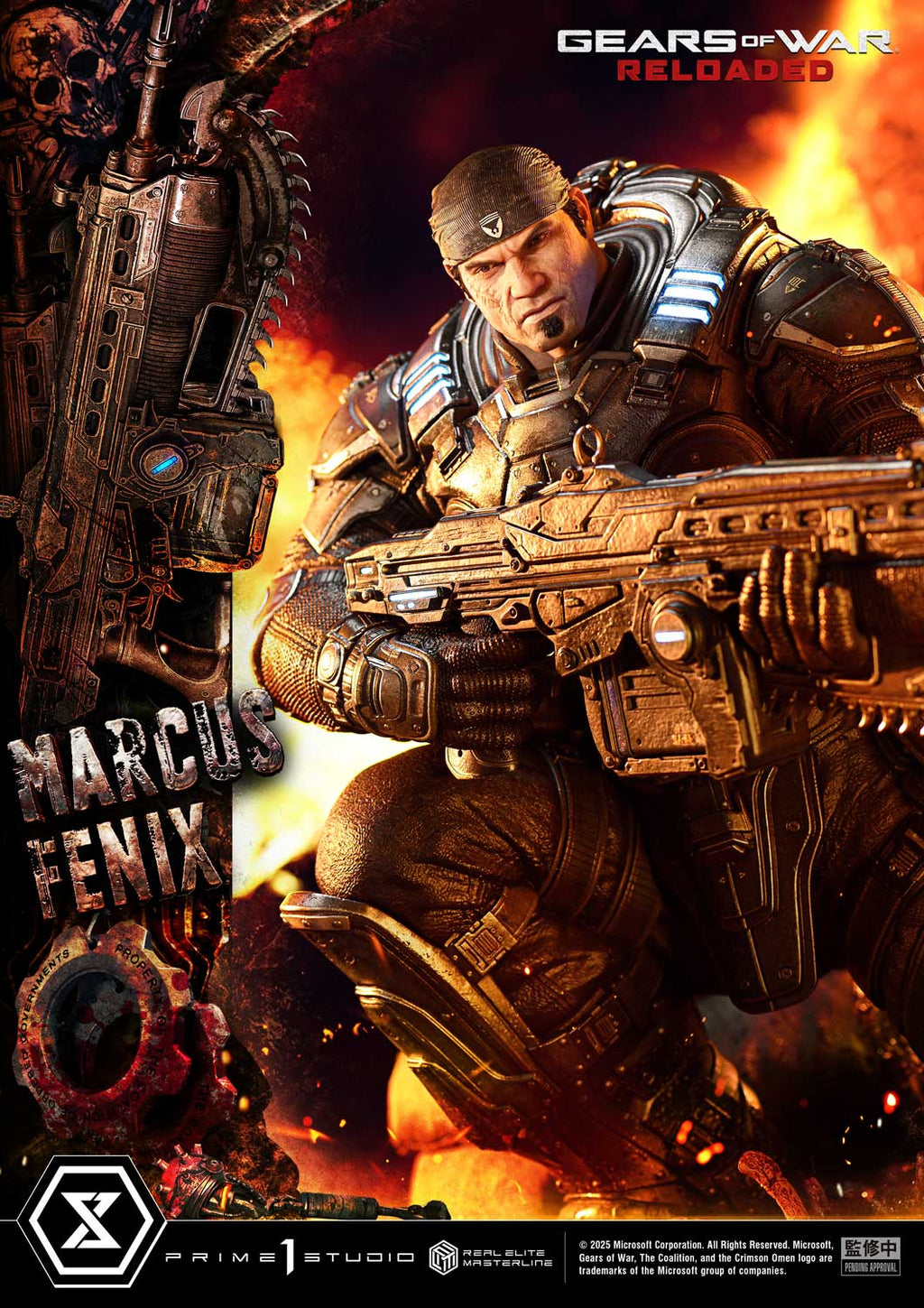 Real Elite Masterline Gears of War: Reloaded Marcus Fenix
