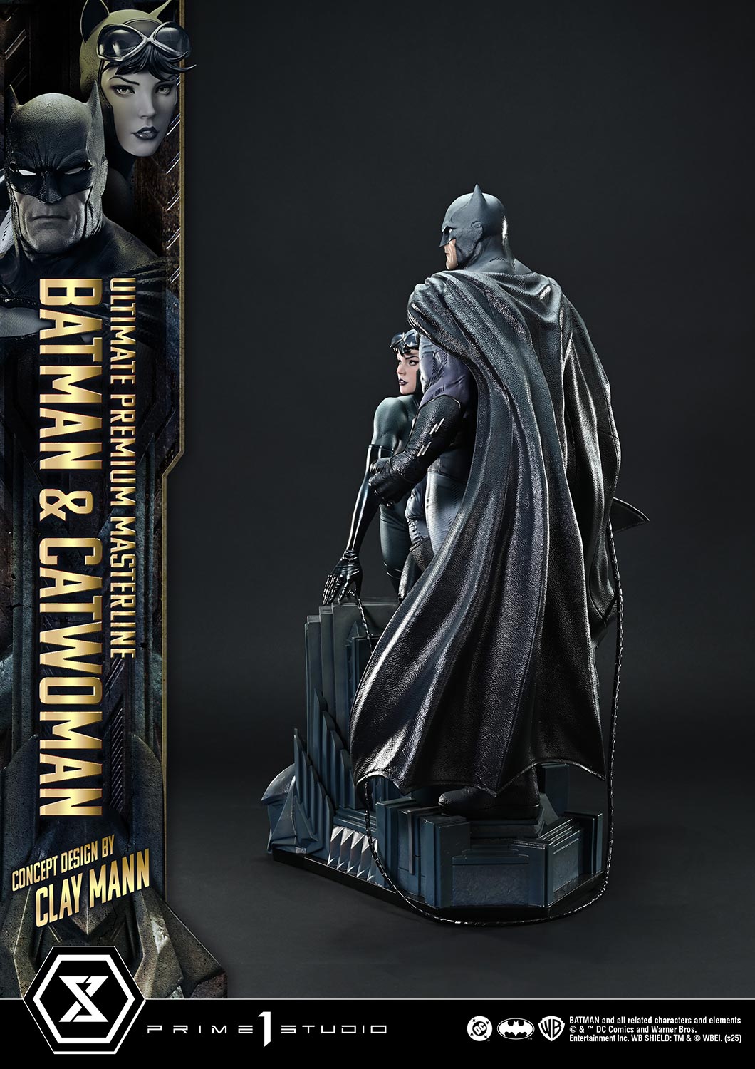 Ultimate Premium Masterline Batman (Comics) Batman &amp; Catwoman (Concept Design by CLAY MANN) Bonus Version