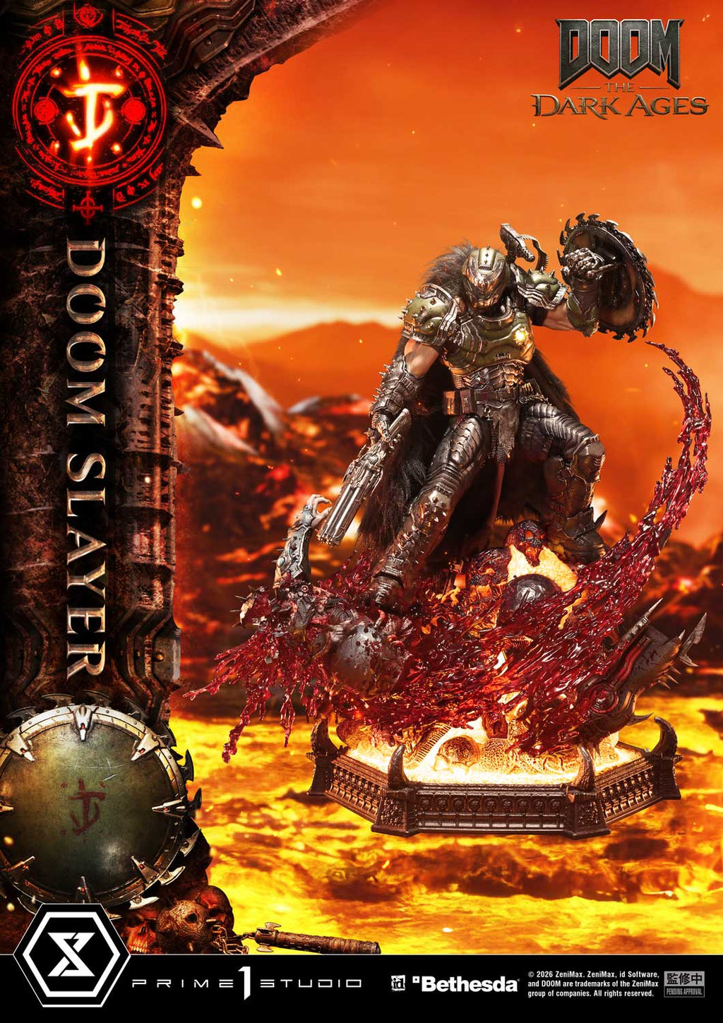 Ultimate Premium Masterline DOOM: The Dark Ages DOOM Slayer Deluxe Version