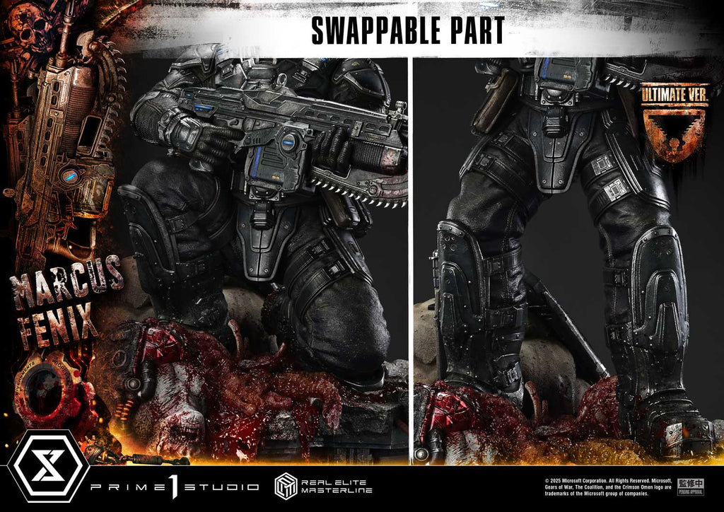 Real Elite Masterline Gears of War: Reloaded Marcus Fenix Ultimate Bonus Version
