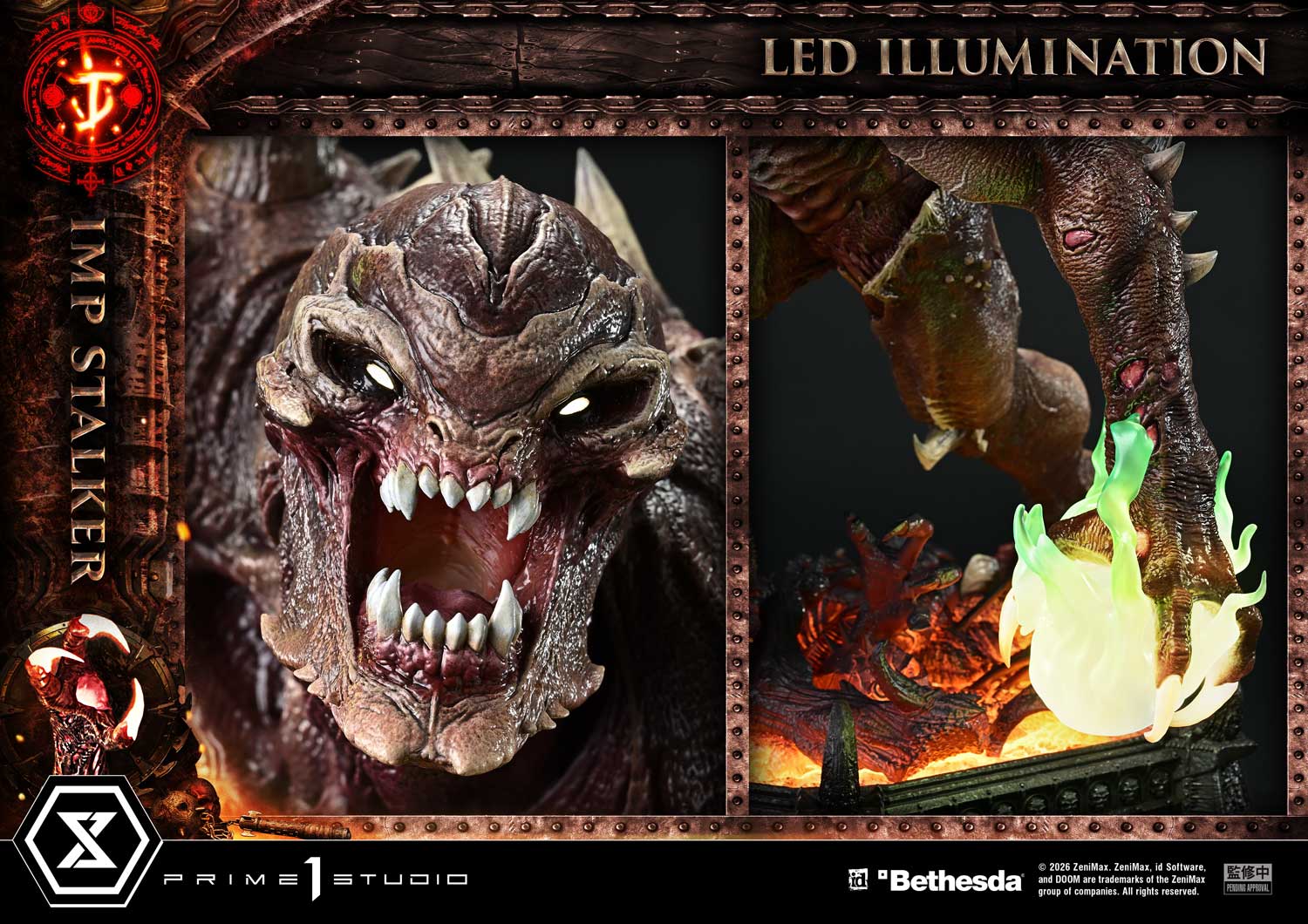 Ultimate Premium Masterline DOOM: The Dark Ages Imp Stalker Bonus Version