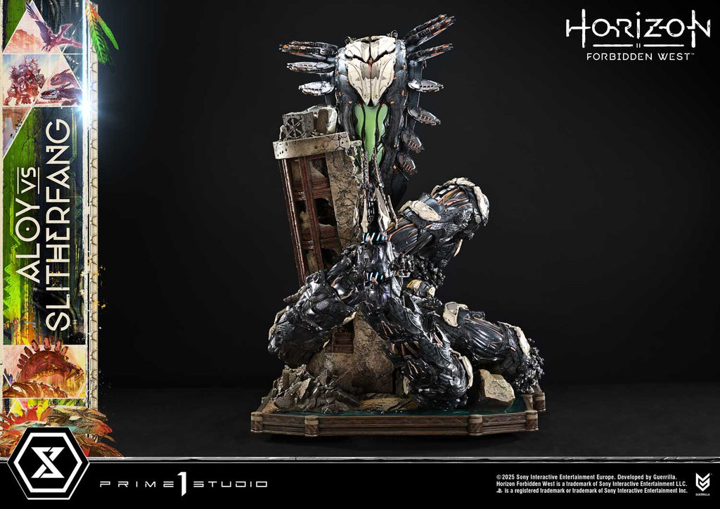 Ultimate Diorama Masterline Horizon Forbidden West Aloy vs. The Slitherfang Bonus Version