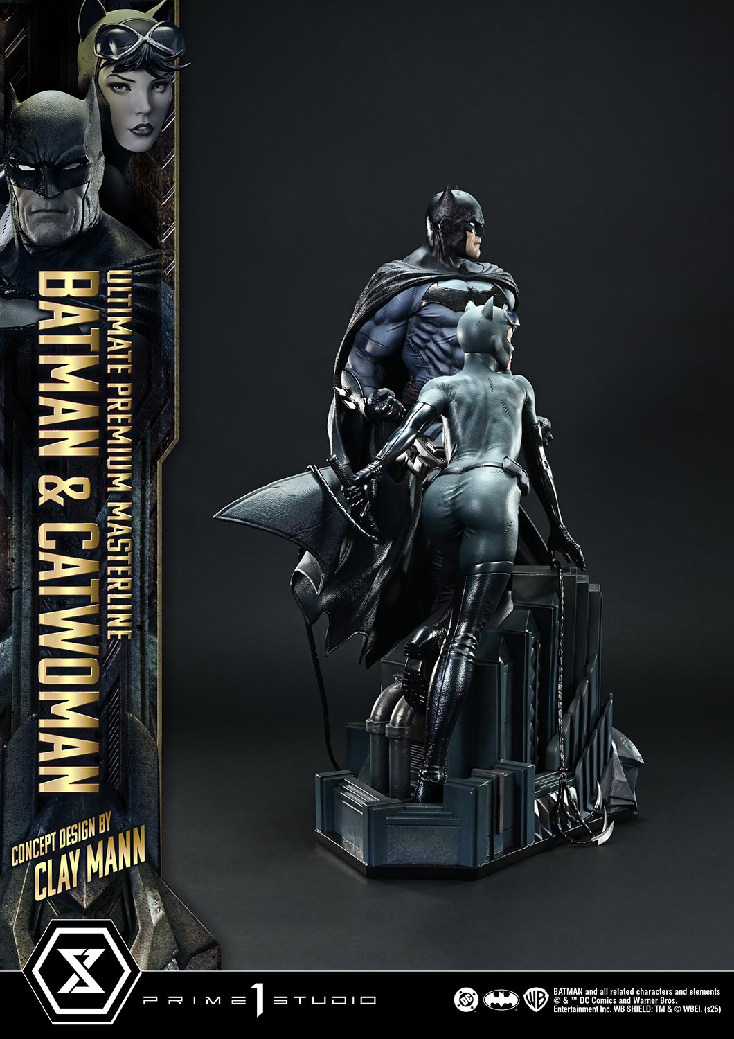 Ultimate Premium Masterline Batman (Comics) Batman &amp; Catwoman (Concept Design by CLAY MANN)