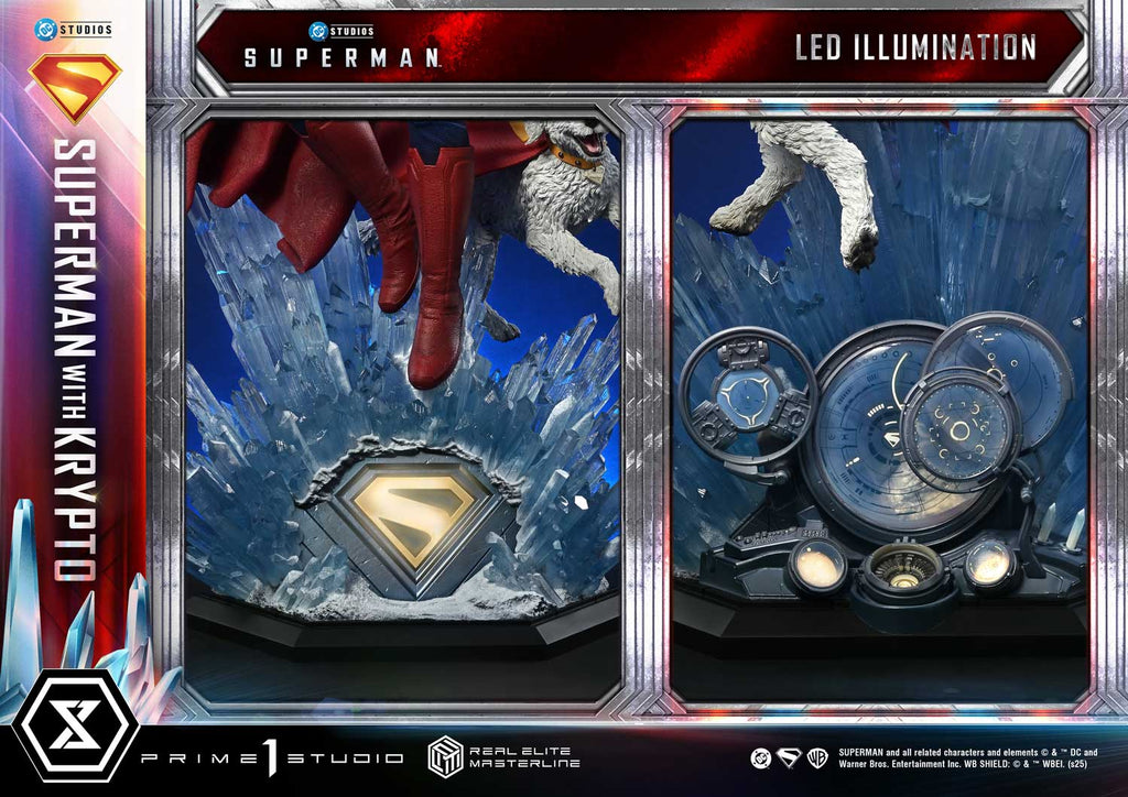 Real Elite Masterline Superman (2025 Film) Superman with Krypto