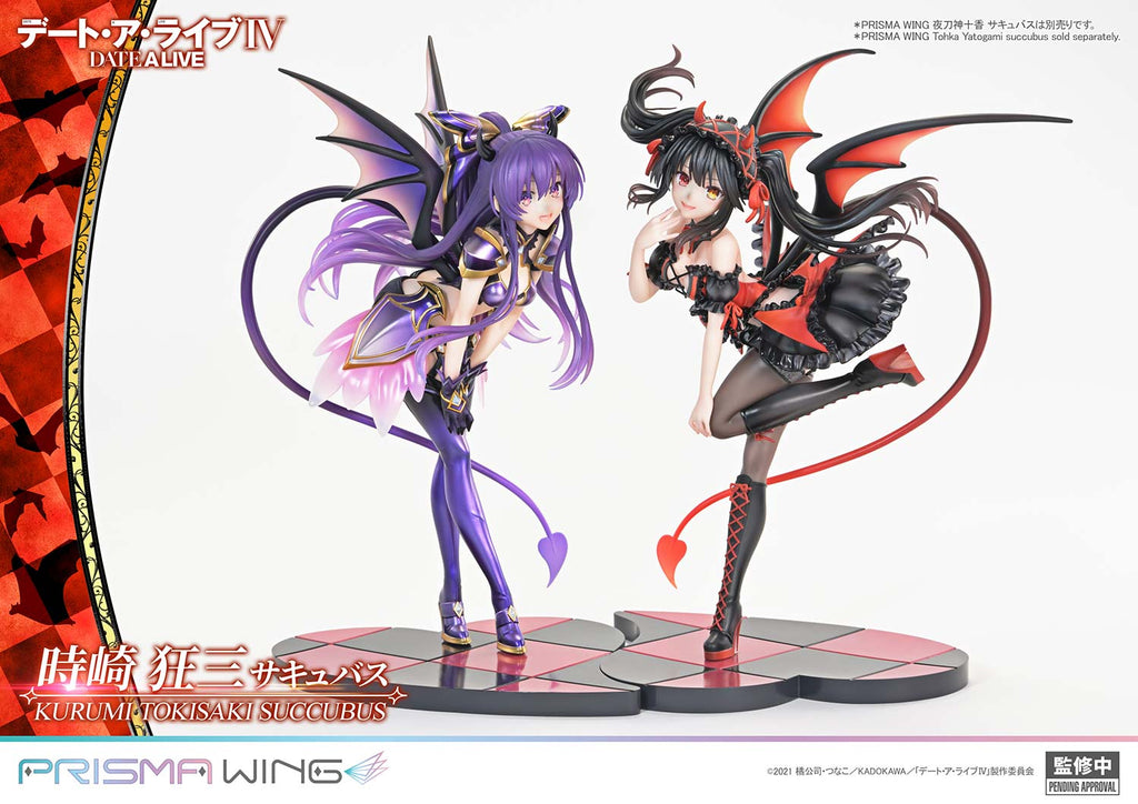 PRISMA WING DATE A LIVE Kurumi Tokisaki succubus 1/7 Scale Pre-Painted Figure