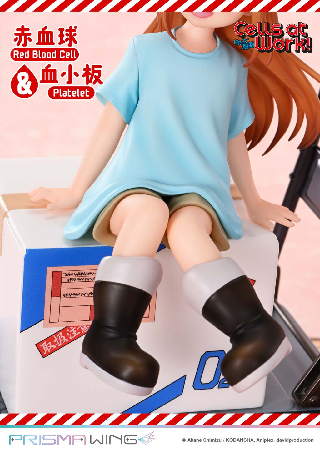 PRISMA WING Cells at Work Red Blood Cell &amp; Platelet Non Scale Pre-Painted Figure