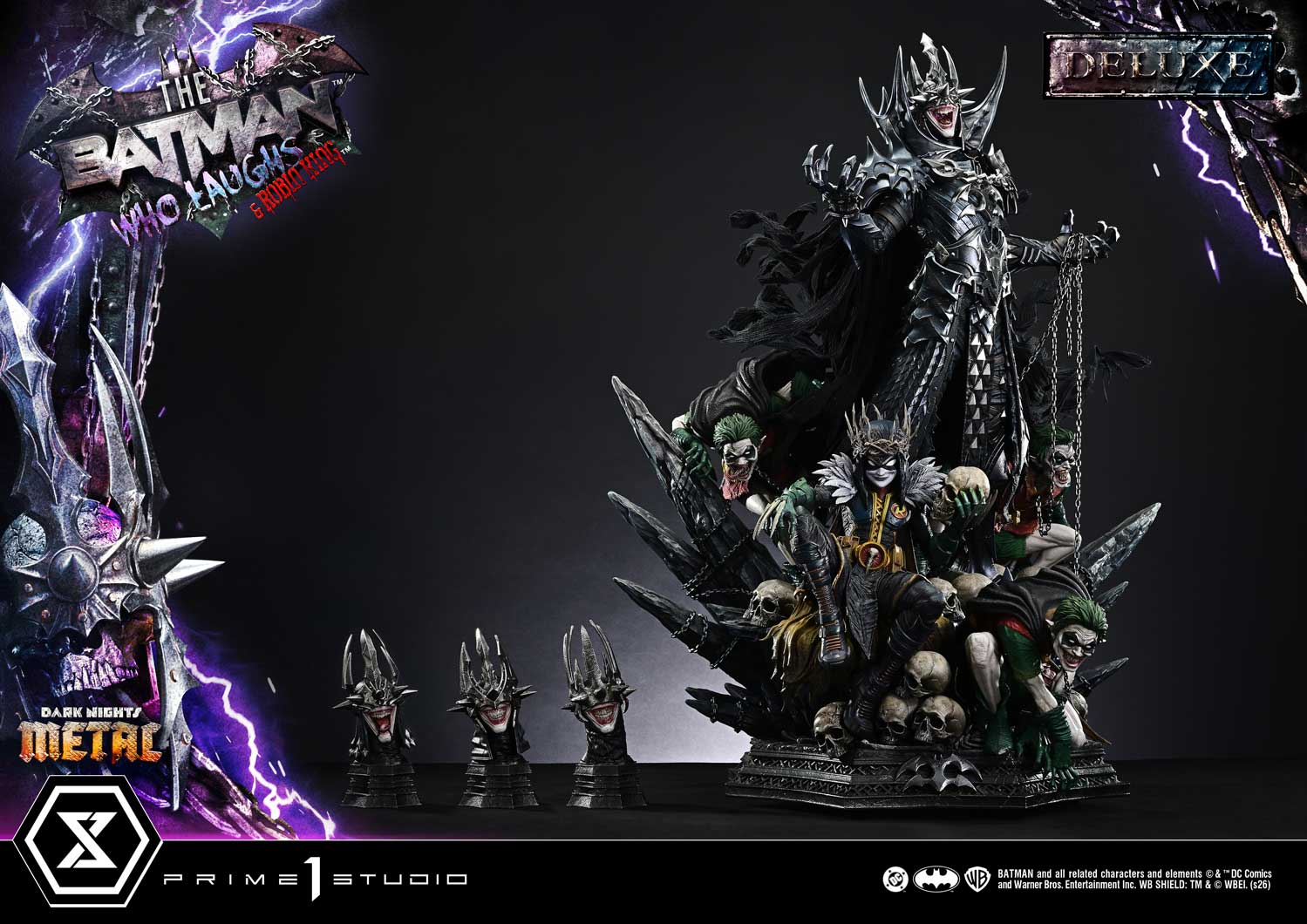 Museum Masterline Dark Nights: Death Metal The Batman Who Laughs &amp; Robin King Deluxe Version
