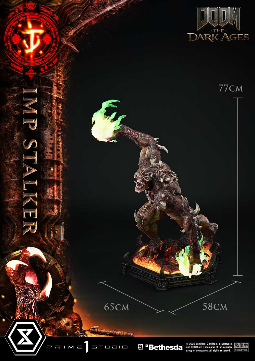 Ultimate Premium Masterline DOOM: The Dark Ages Imp Stalker