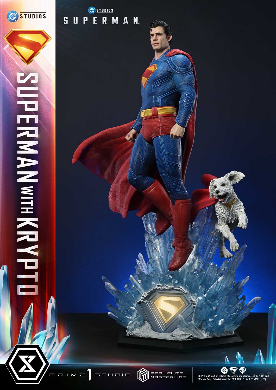 Real Elite Masterline Superman (2025 Film) Superman with Krypto