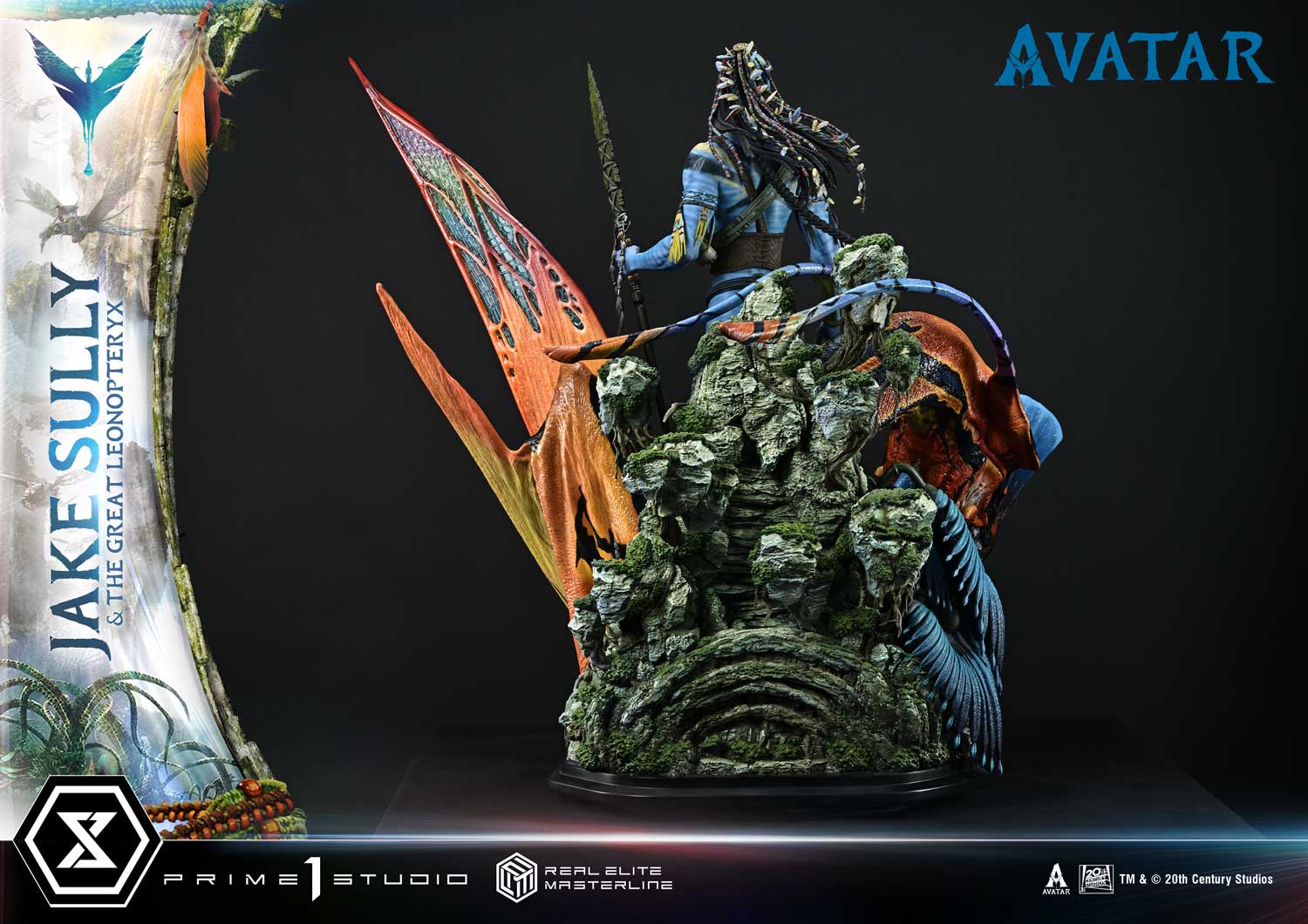 Real Elite Masterline Avatar (Film) Jake Sully &amp; The Great Leonopteryx Avatar Legacy Collection Deluxe Bonus Version