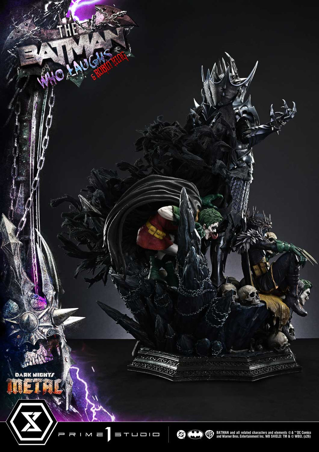 Museum Masterline Dark Nights: Death Metal The Batman Who Laughs &amp; Robin King Deluxe Version