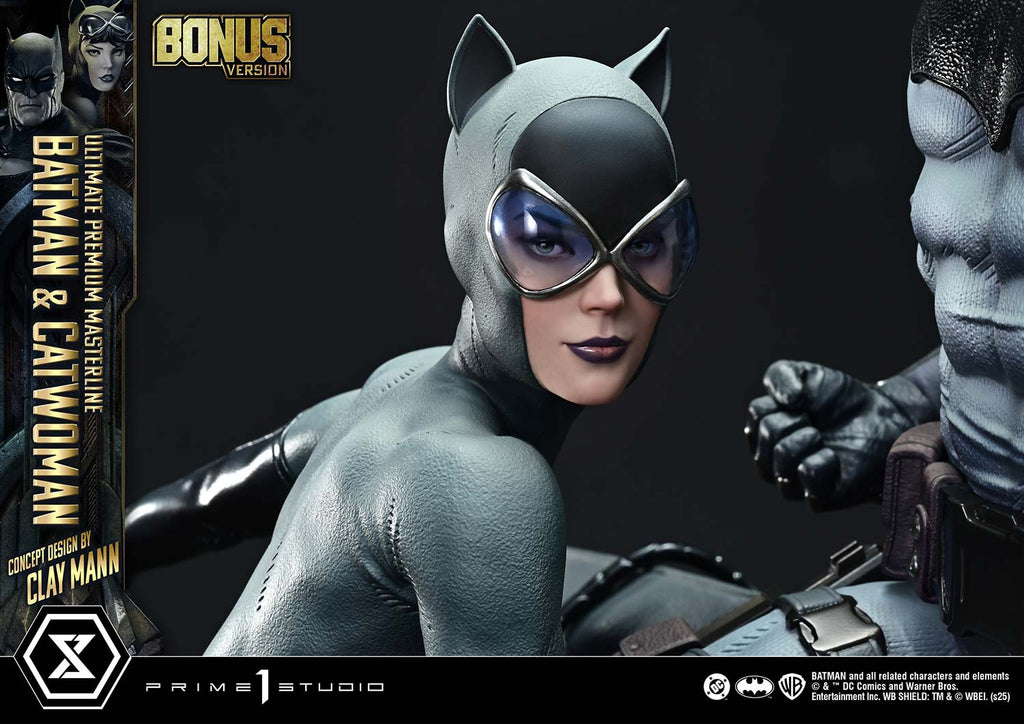 Ultimate Premium Masterline Batman (Comics) Batman &amp; Catwoman (Concept Design by CLAY MANN) Bonus Version