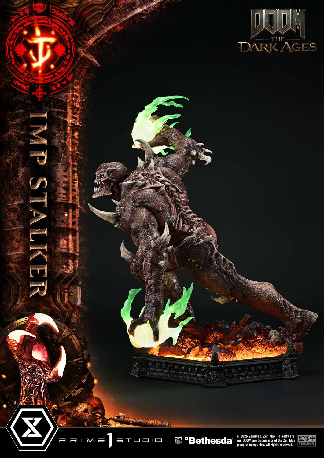Ultimate Premium Masterline DOOM: The Dark Ages Imp Stalker Bonus Version