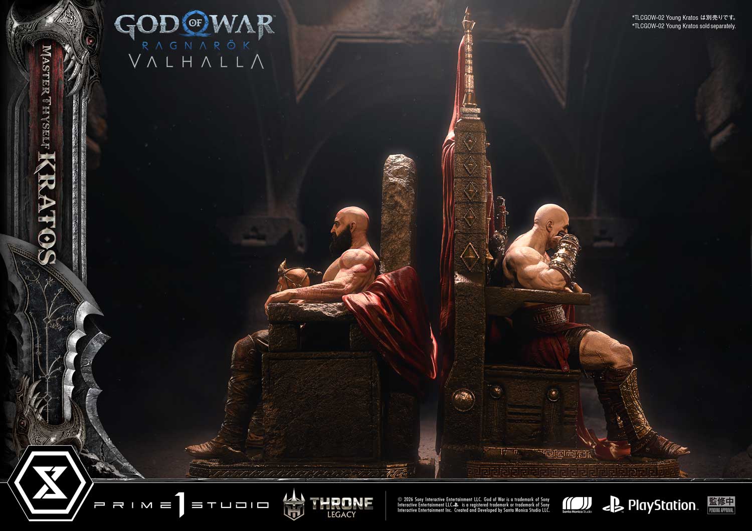 Throne Legacy God of War: Ragnarok Master Thyself Kratos Bonus Version
