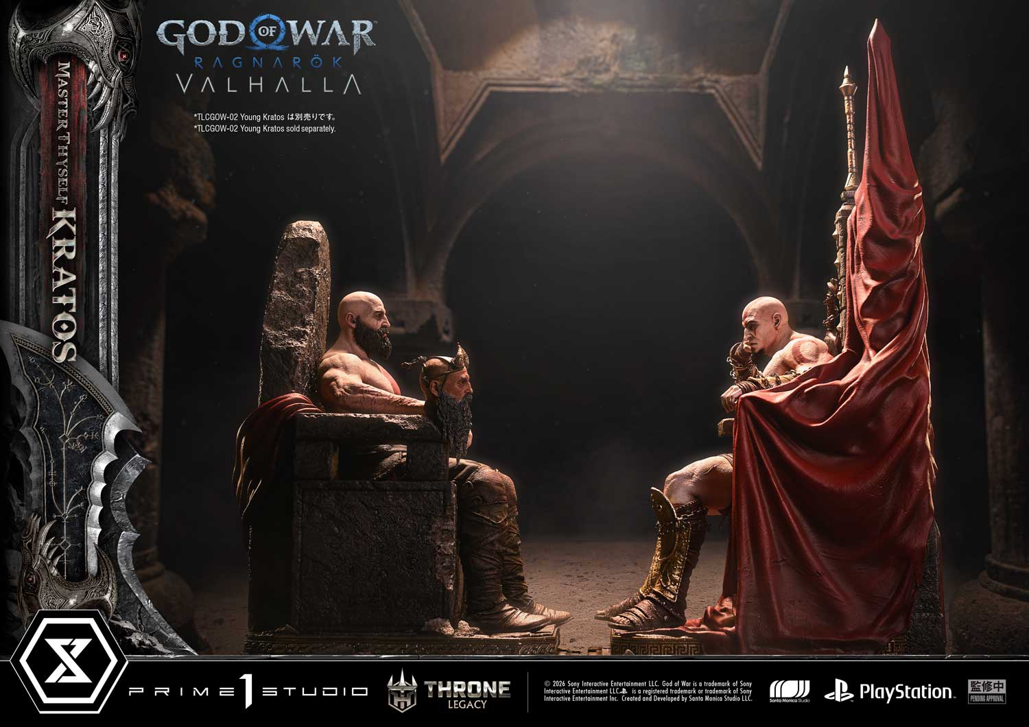 Throne Legacy God of War: Ragnarok Master Thyself Kratos Bonus Version