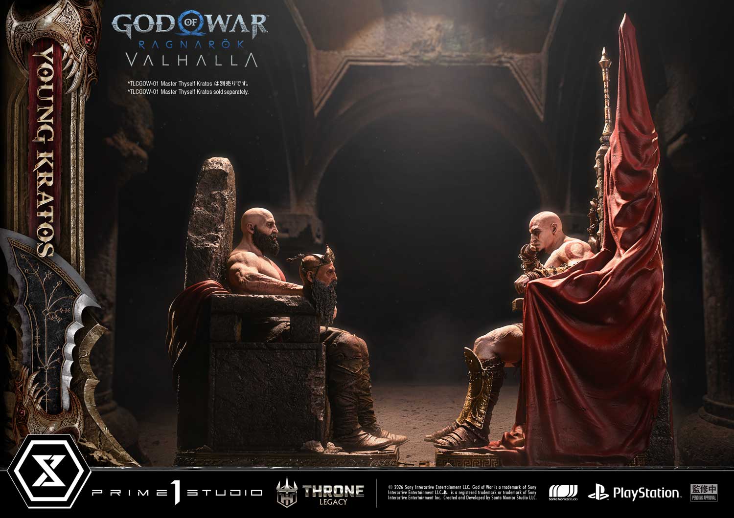 Throne Legacy God of War: Ragnarok Young Kratos