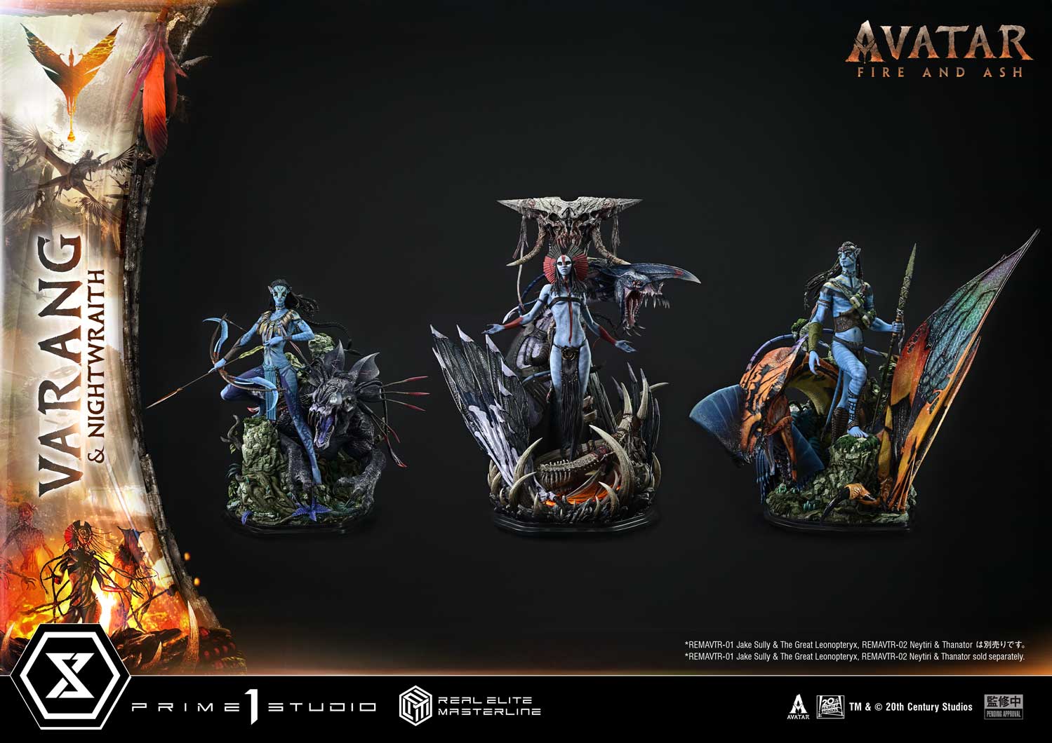 Real Elite Masterline Avatar: Fire and Ash (Film) Varang &amp; Nightwraith Avatar Legacy Collection Bonus Version