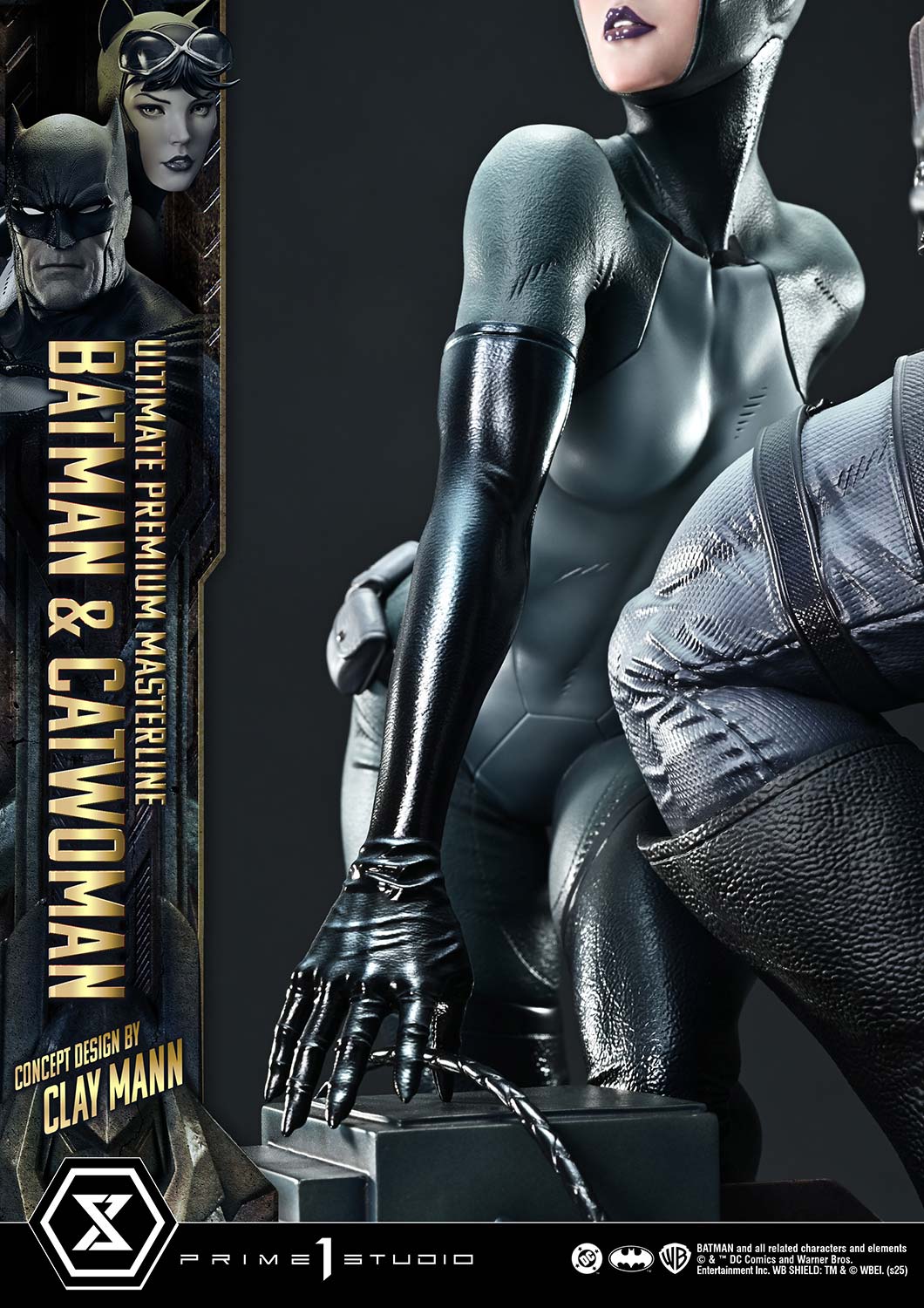 Ultimate Premium Masterline Batman (Comics) Batman &amp; Catwoman (Concept Design by CLAY MANN) Bonus Version