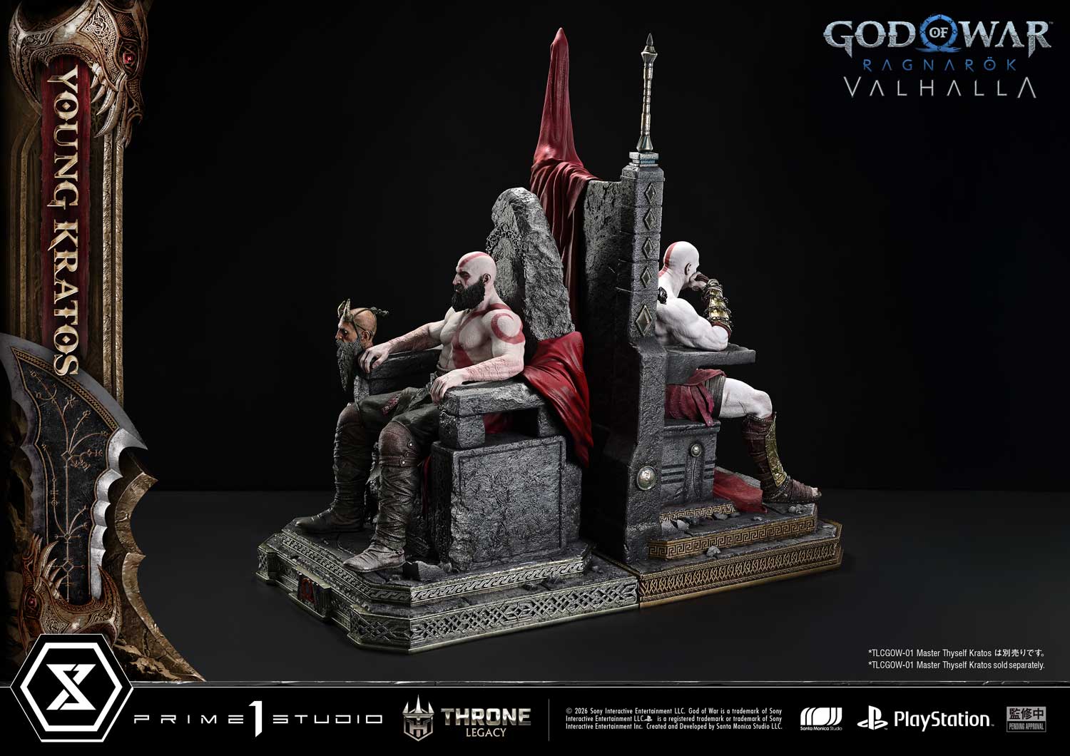 Throne Legacy God of War: Ragnarok Young Kratos