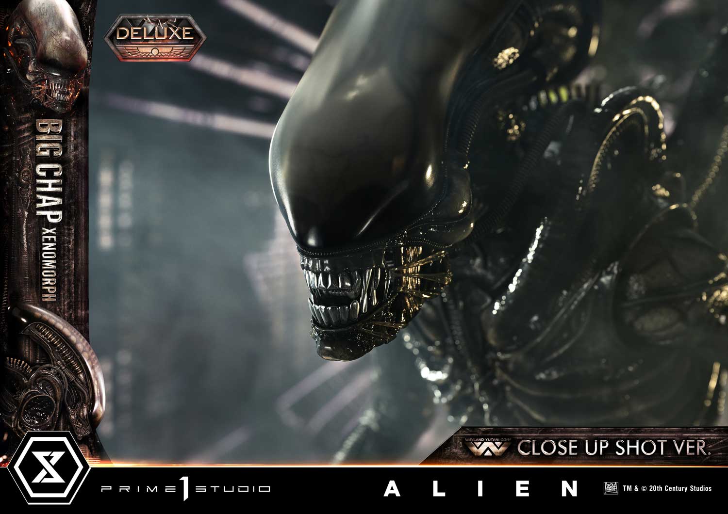Museum Masterline XL Alien (Film) Big Chap Xenomorph Close Up Shot Ver. Deluxe Version