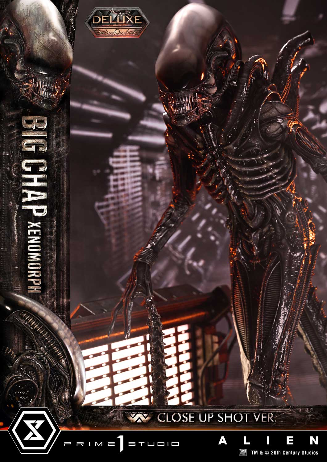 Museum Masterline XL Alien (Film) Big Chap Xenomorph Close Up Shot Ver. Deluxe Version