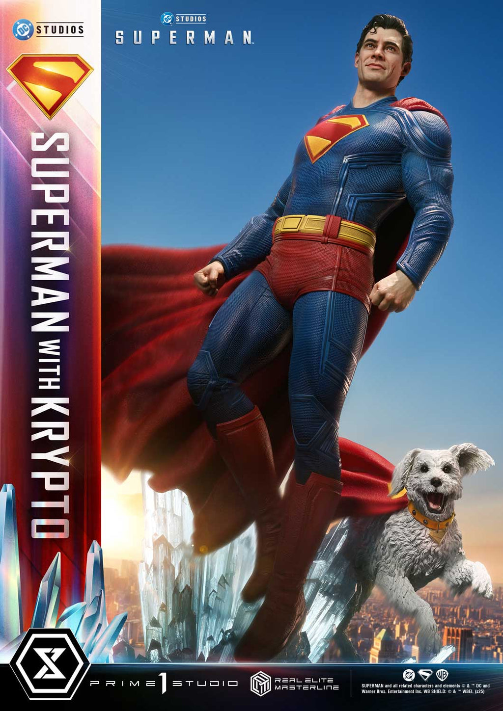 Real Elite Masterline Superman (2025 Film) Superman with Krypto Bonus Version