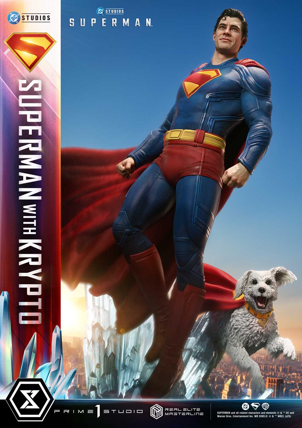 Real Elite Masterline Superman (2025 Film) Superman with Krypto Bonus Version