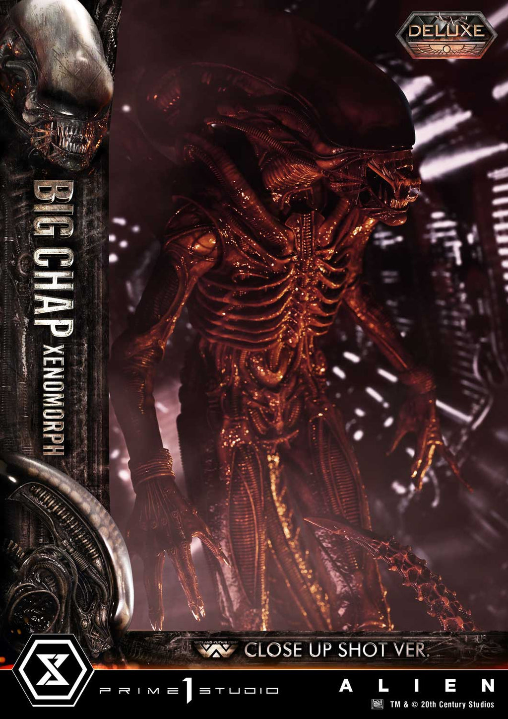Museum Masterline XL Alien (Film) Big Chap Xenomorph Close Up Shot Ver. Deluxe Version