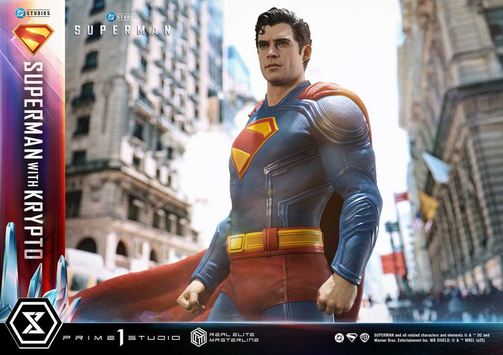 Real Elite Masterline Superman (2025 Film) Superman with Krypto