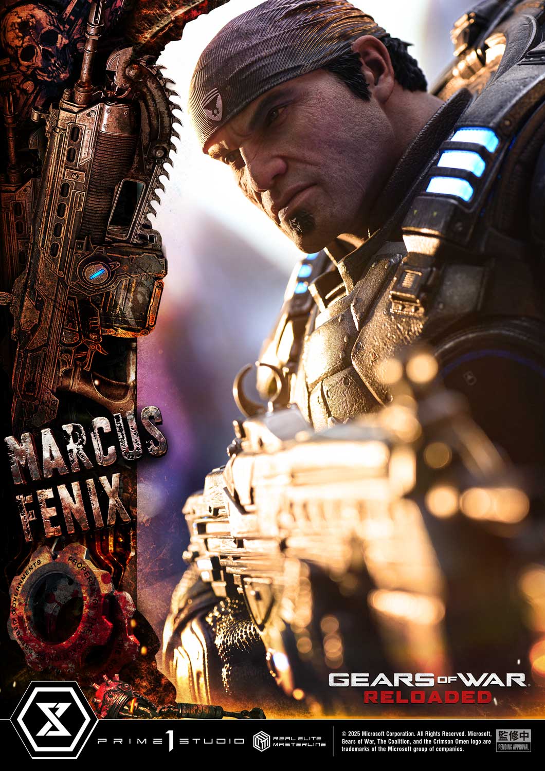 Real Elite Masterline Gears of War: Reloaded Marcus Fenix Ultimate Version