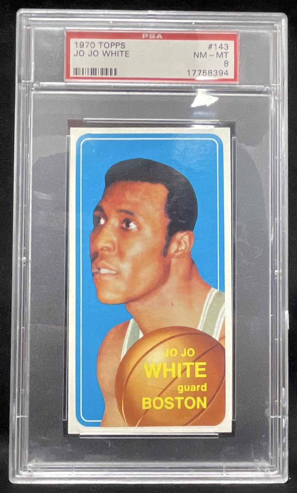 1970-71 Topps #143 Jo Jo White RC PSA 8