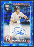 2024 Topps Chrome Sapphire Chrome #CSA-JDO Jasson Dominguez RC Auto /199