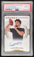 2022 Upper Deck Goodwin Champions Goudey #GA-CW Caleb Williams Auto PSA 10