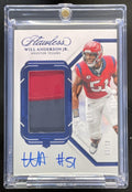 2023 Flawless Rookie Patch Sapphire #4 Will Anderson Jr. RC Auto /10