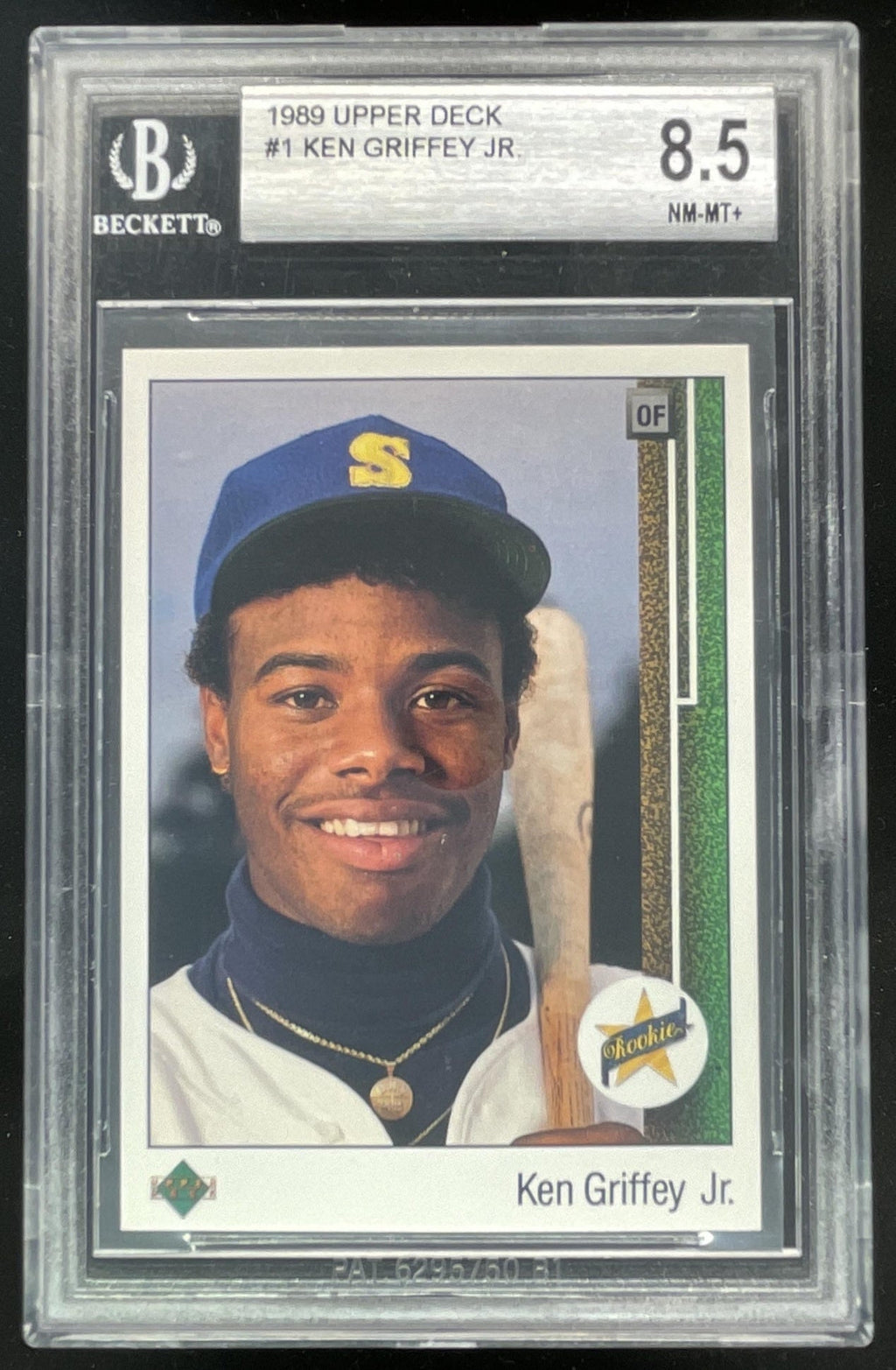 1989 Upper Deck #1 Ken Griffey Jr. RC BGS 8.5